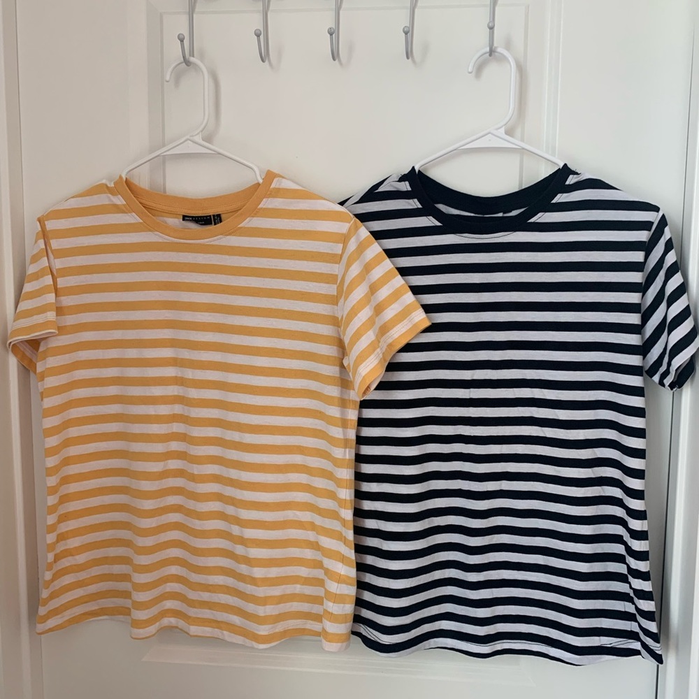 ASOS Maternity striped tee shirts pair